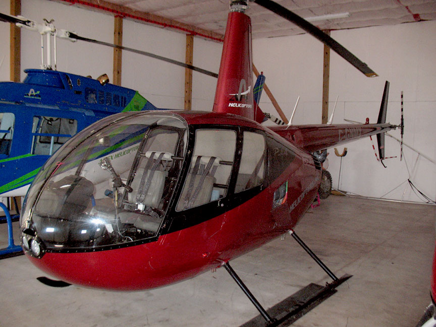 C-GNMX exemplar Robinson R44 helicopter operated by Apex