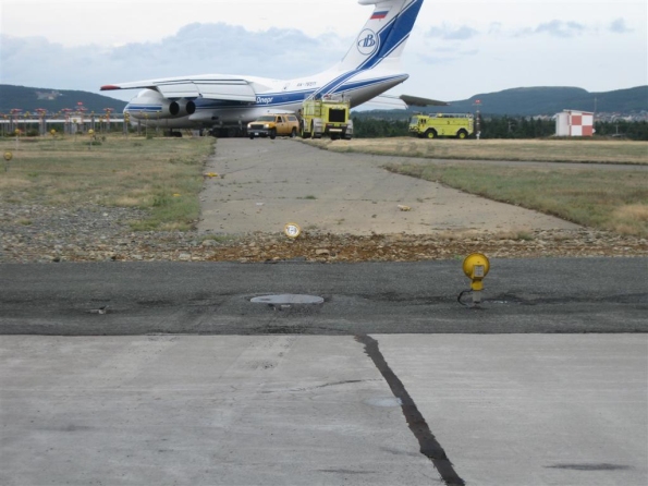 First responders on site of a runway overrun at St. John's International Airport