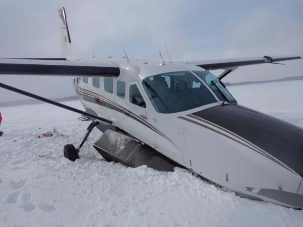 Aircraft wreckage (Source: Royal Canadian Mounted Police)
