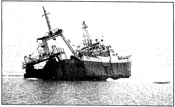 Image 2 of the sinking of the NORTHERN OSPREY