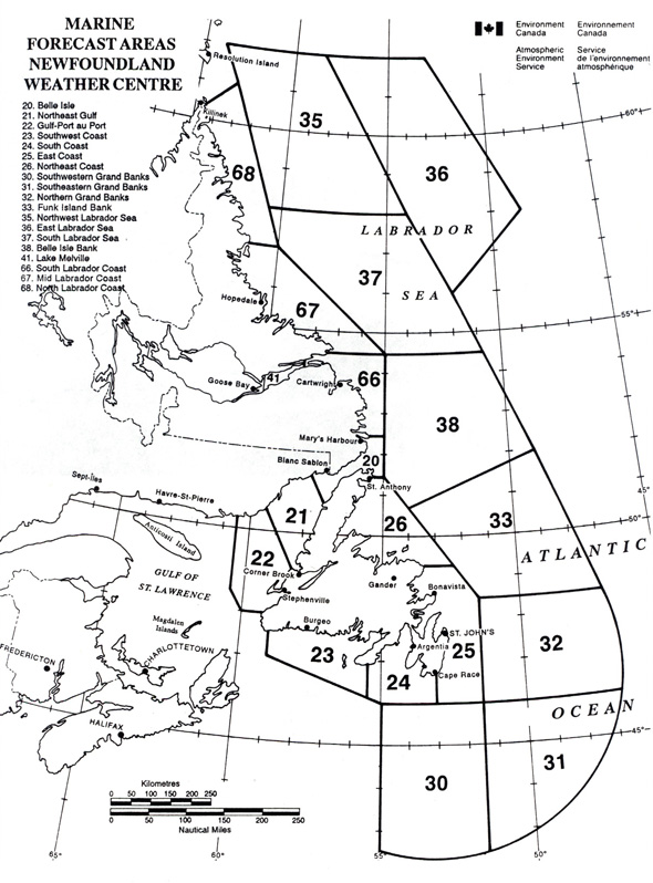 Appendix C - Marine Forecast Areas - Newfoundland Weather Centre 