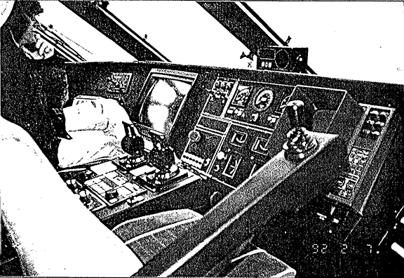 Image 3 of the forward control console