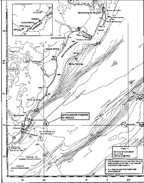 Sketch of the Area of the Occurrence