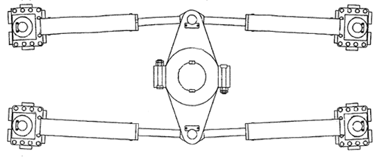 Figure 1 - Steering gear arrangement