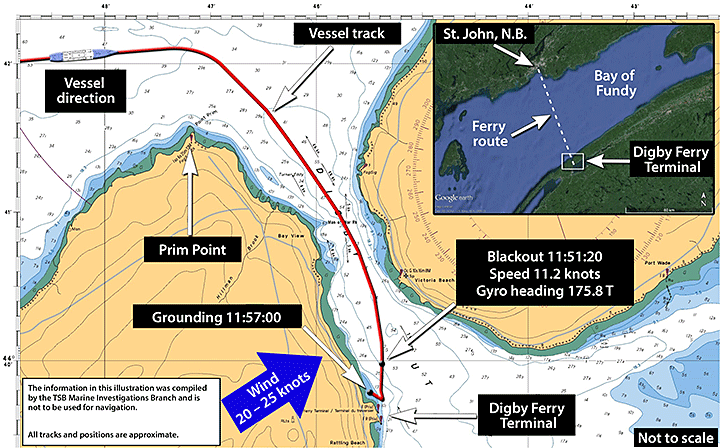 Map of occurrence route