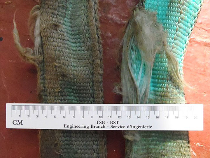 Nylon slings as described above