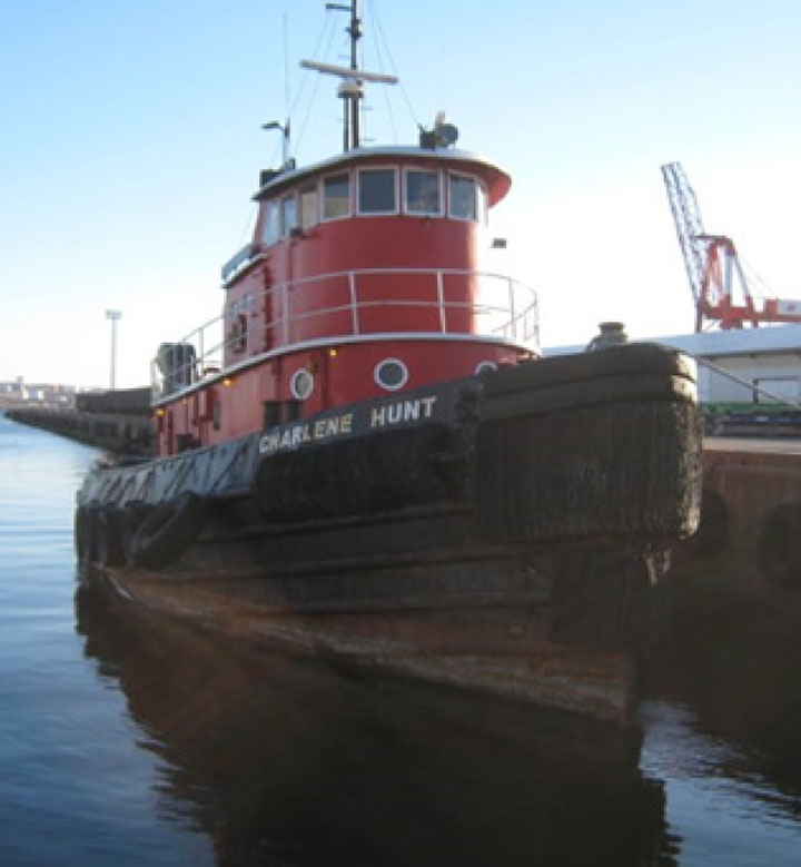Photo of the Tug Charlene Hunt, as described above