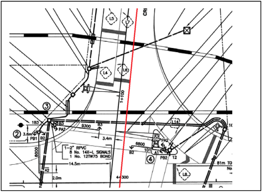 BC MOTI drawing of the intersection