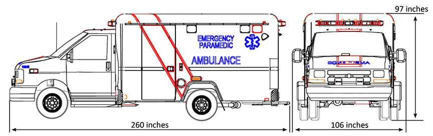 Ambulance dimensions