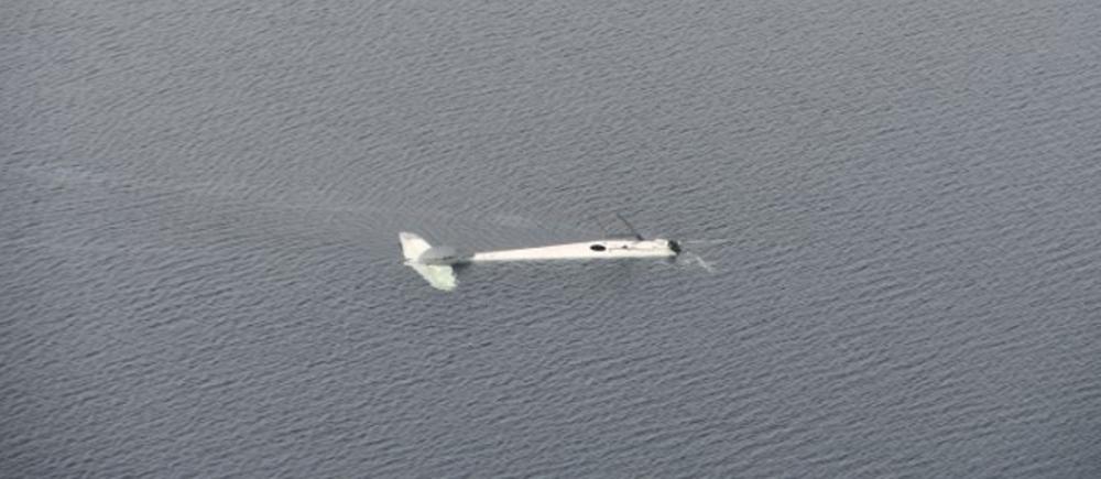 Wreckage of occurrence aircraft (Source: RCMP)