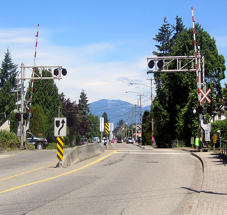 Broadway Street public crossing, Chilliwack, British-Columbia