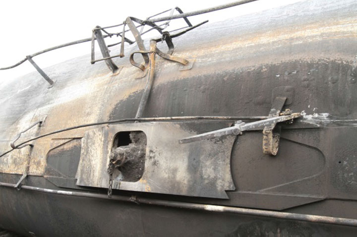 Image of Tank car NATX 310473, BOV, as decribed in text