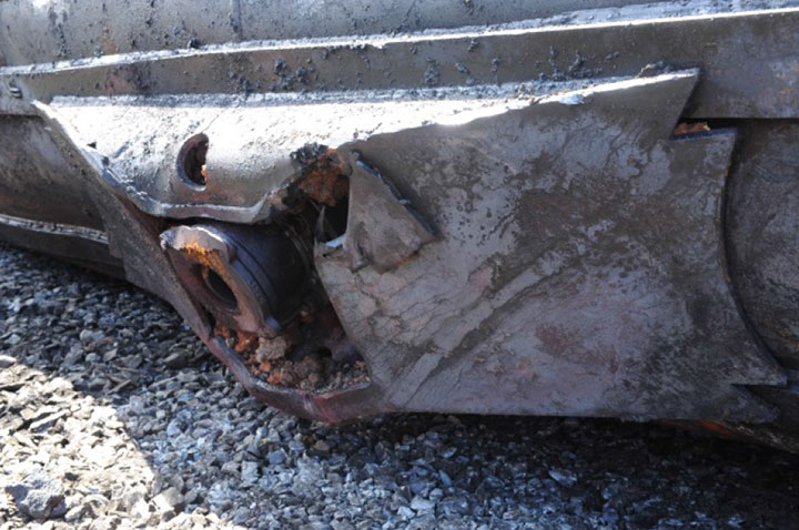 Image of Tank car WFIX 130545, BOV, as decribed in text