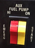 Auxiliary fuel pump switch (Source: Maurice Gunderson)