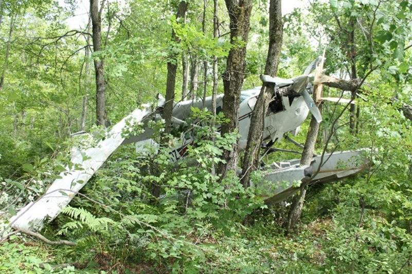 Occurrence aircraft wreckage (Source: TSB)