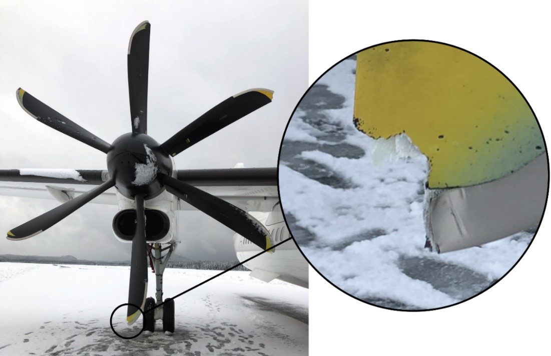 Right-hand propeller (Source: De Havilland Aircraft of Canada Ltd.)