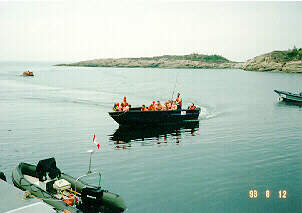 The TAN 1 arriving at about 16:00 hrs on 12 Aug 1993, the day after the occurrence