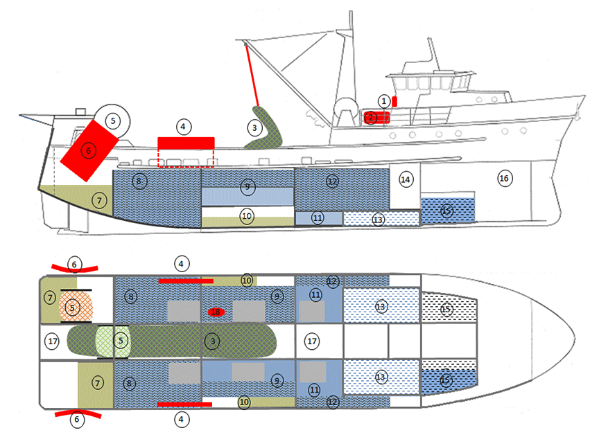 General arrangement of the Caledonian
