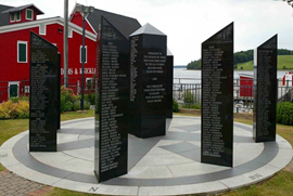 The Fishermen's Memorial at Lunenburg, Nova Scotia