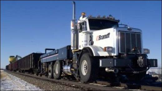 Brandt hi-rail truck