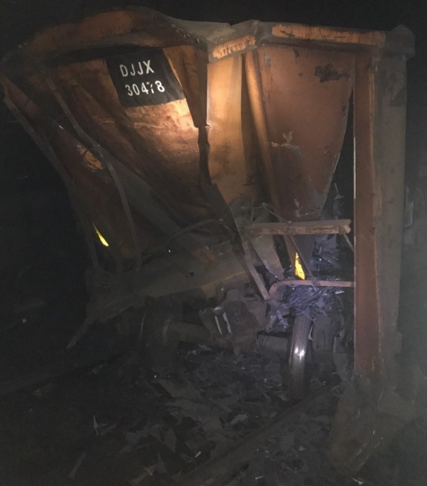 DJJX 30478 AL failure in tunnel (Source: CN)