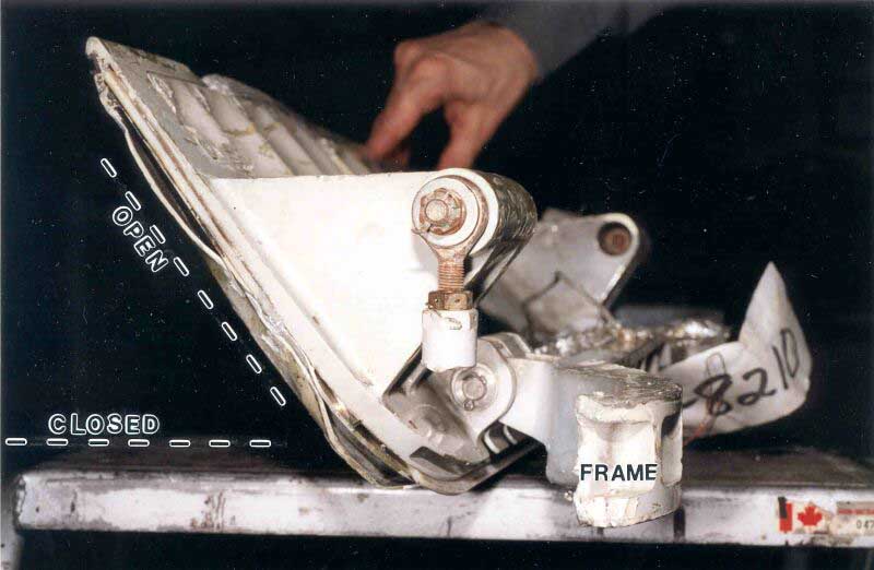 Rear door - edge-on view