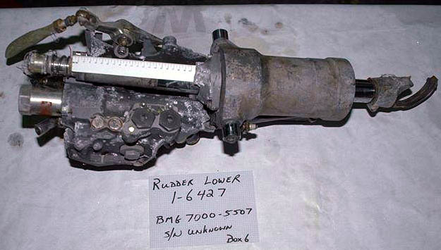 Lower rudder actuator