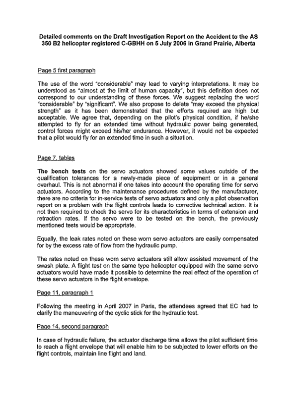 Appendix A - Technical Comments (Part 3)