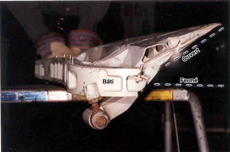 Vue du chant de la trappe avant