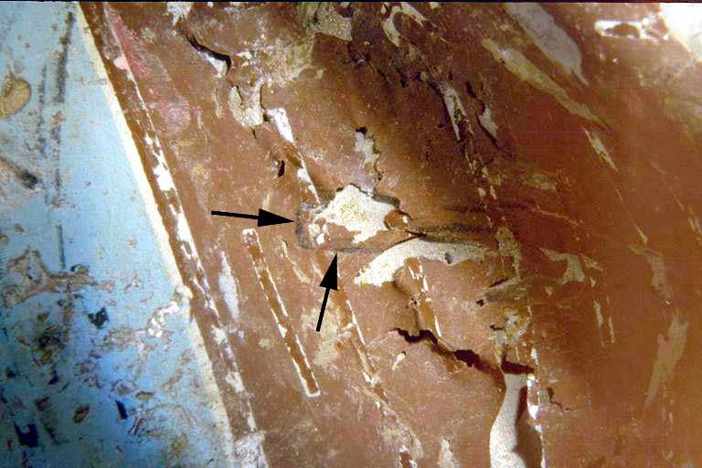 Boule d'affichage - châssis déformé