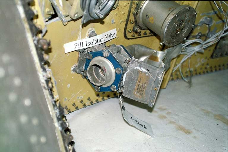 Corps du robinet de remplissage/d'isolement du réservoir d'empennage