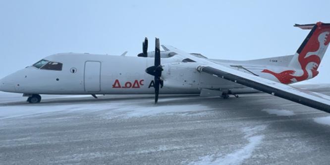 Figure 3. Occurrence aircraft stopped on the runway (Source: Aircraft captain)