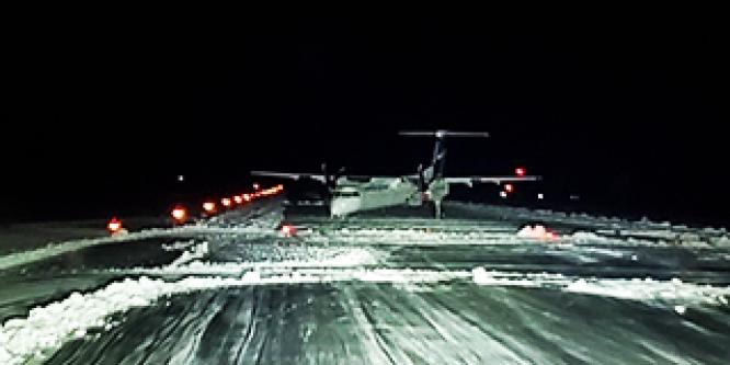 <h2>Limited visual cues and runway conditions contributed to runway excursion of passenger aircraft in Terrace, BC</h2>