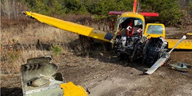 <h2>Investigation report: Aircraft collision with terrain in Chicoutimi, Quebec</h2>