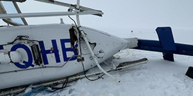 <h2>Investigation report: Collision with terrain involving a helicopter in Nunavut</h2>