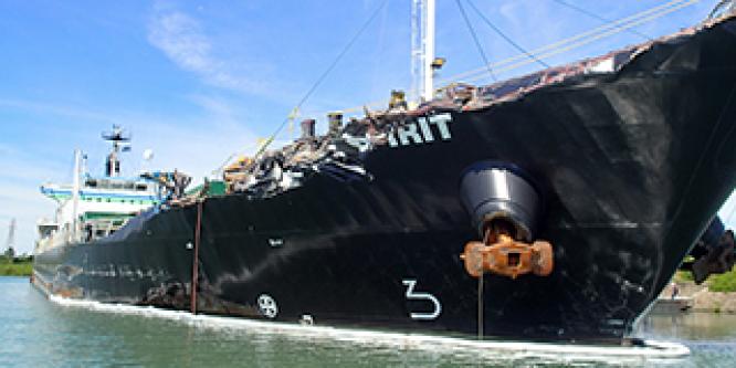<h2>Hydrodynamic forces, combined with the proximity of the bank, caused the collision between cargo vessels <em>Florence Spirit</em> and <em>Alanis</em> in the Welland Canal, Ontario, in July 2020 </h2>
